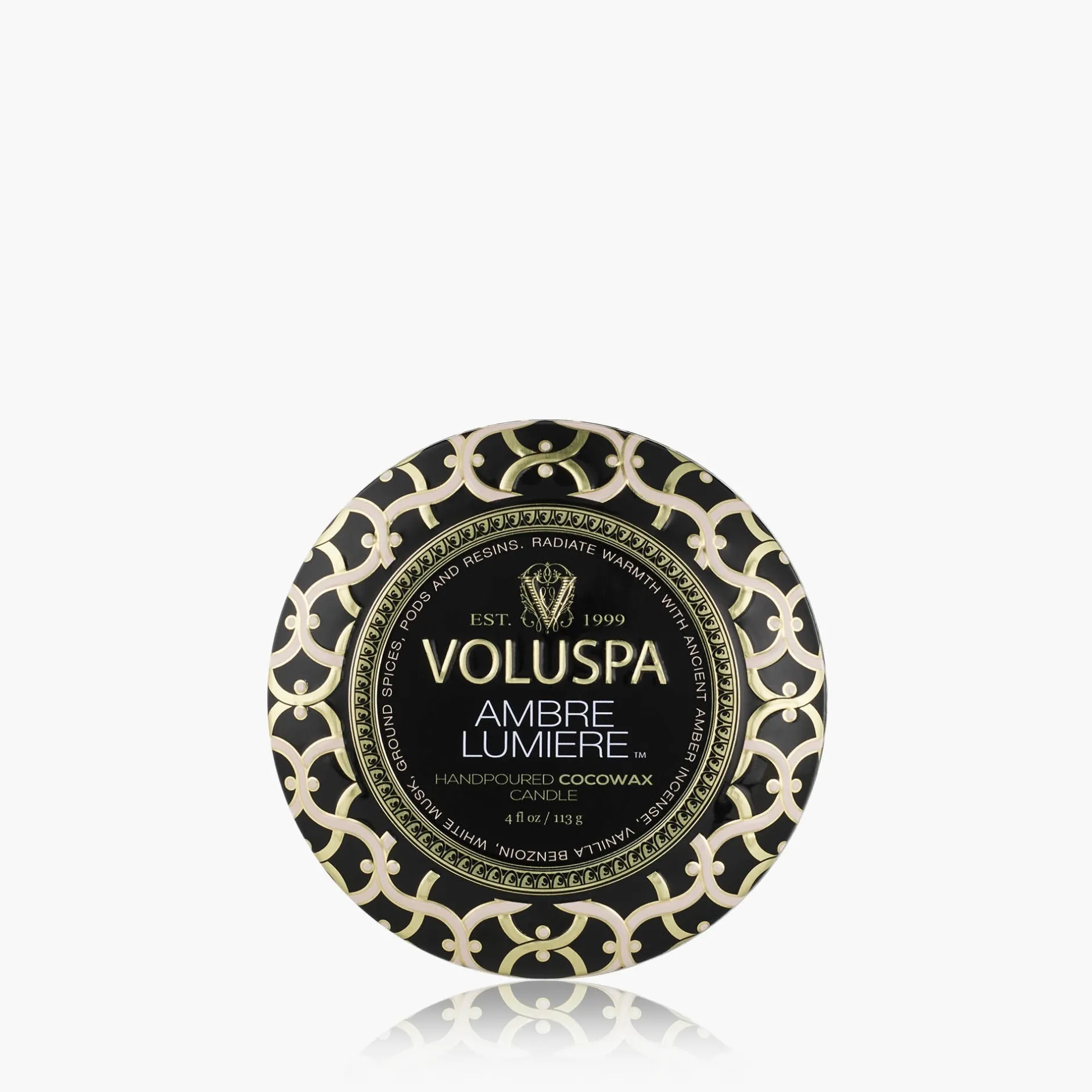 Voluspa Mini Tin|Ambre Lumiere