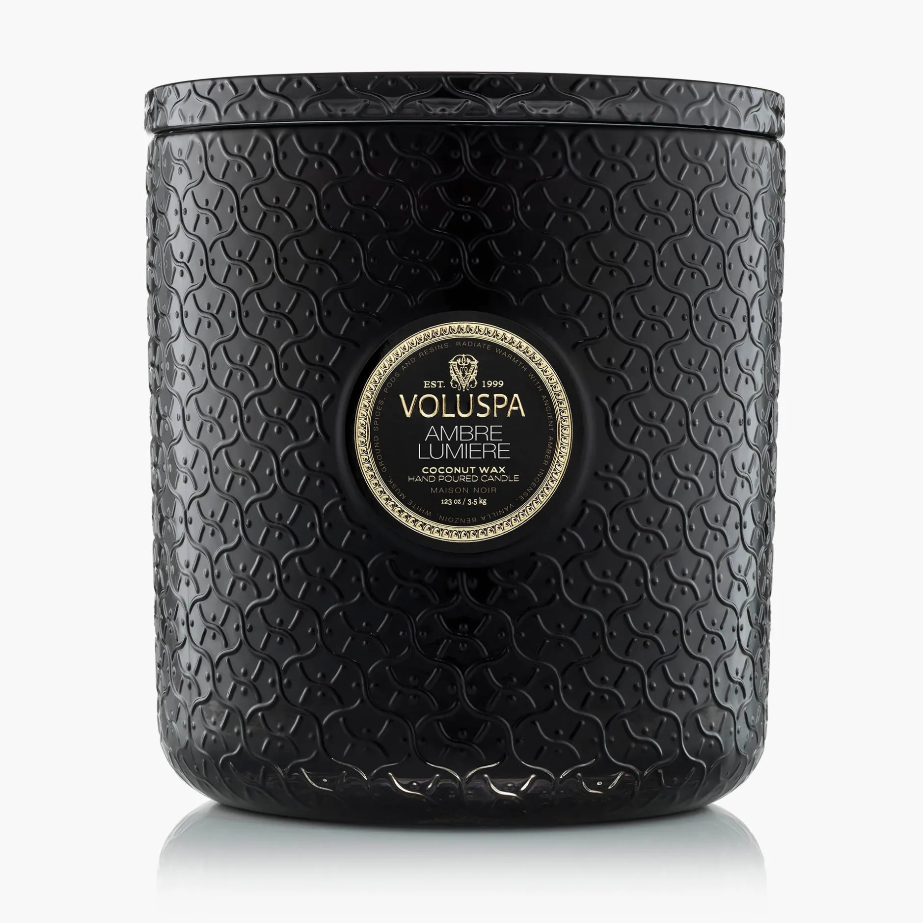 Voluspa 5 Wick Hearths|Ambre Lumiere