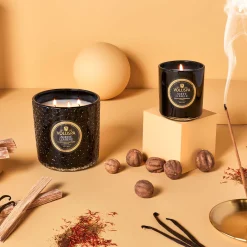 Voluspa 3 Wick Hearths + Luxe|Ambre Lumiere