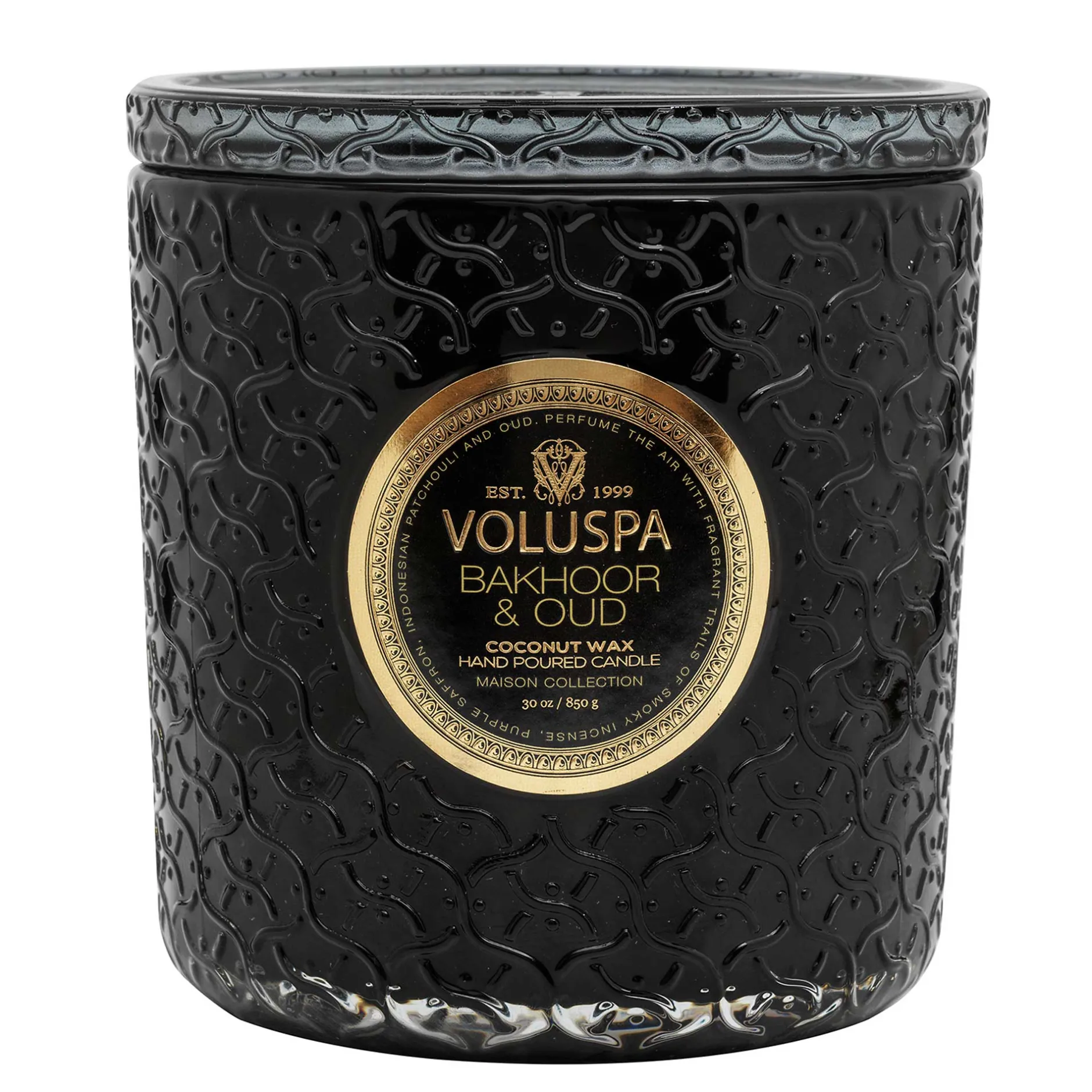 Voluspa 3 Wick Hearths + Luxe|Bakhoor & Oud