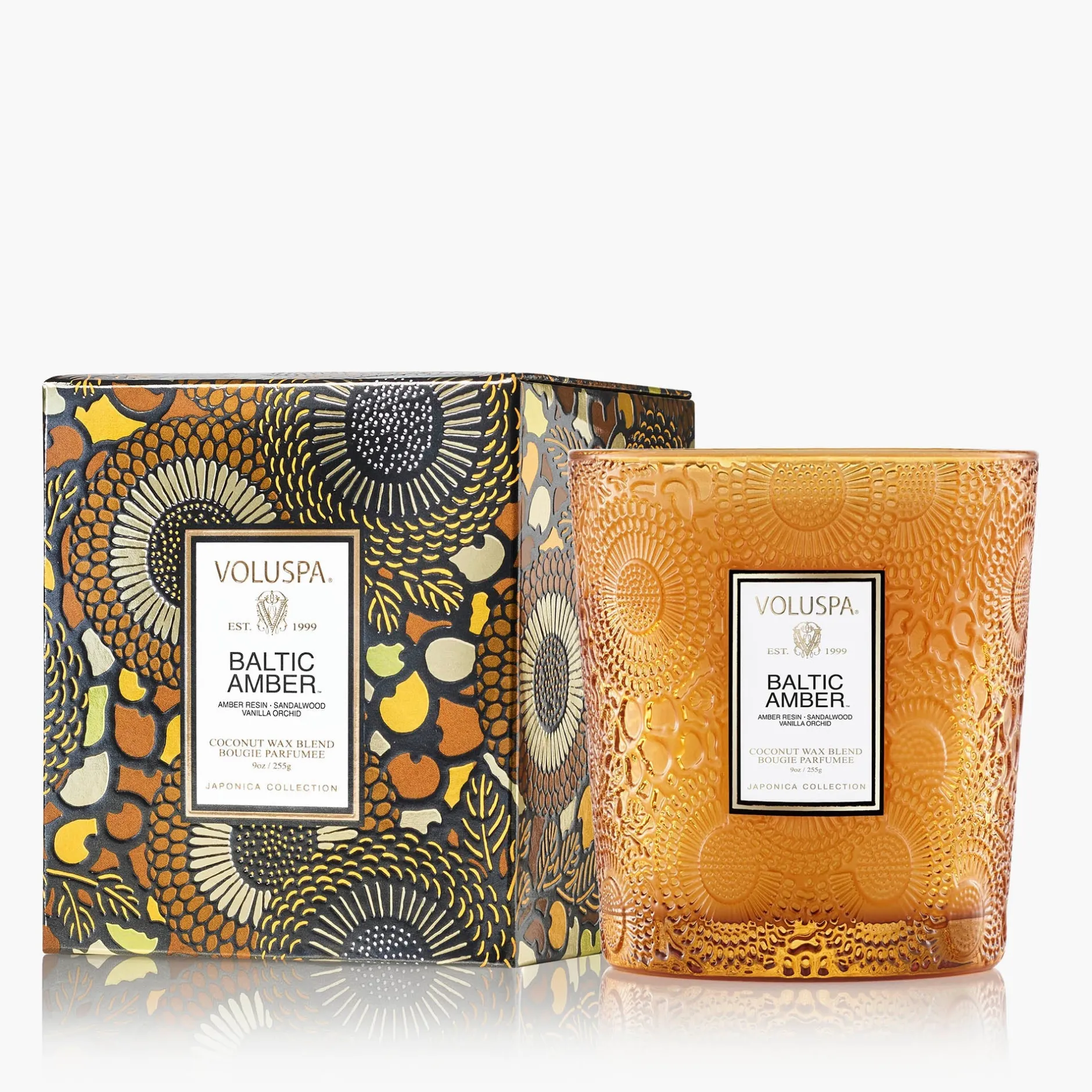 Voluspa Classic Candles|Baltic Amber|Baltic Amber