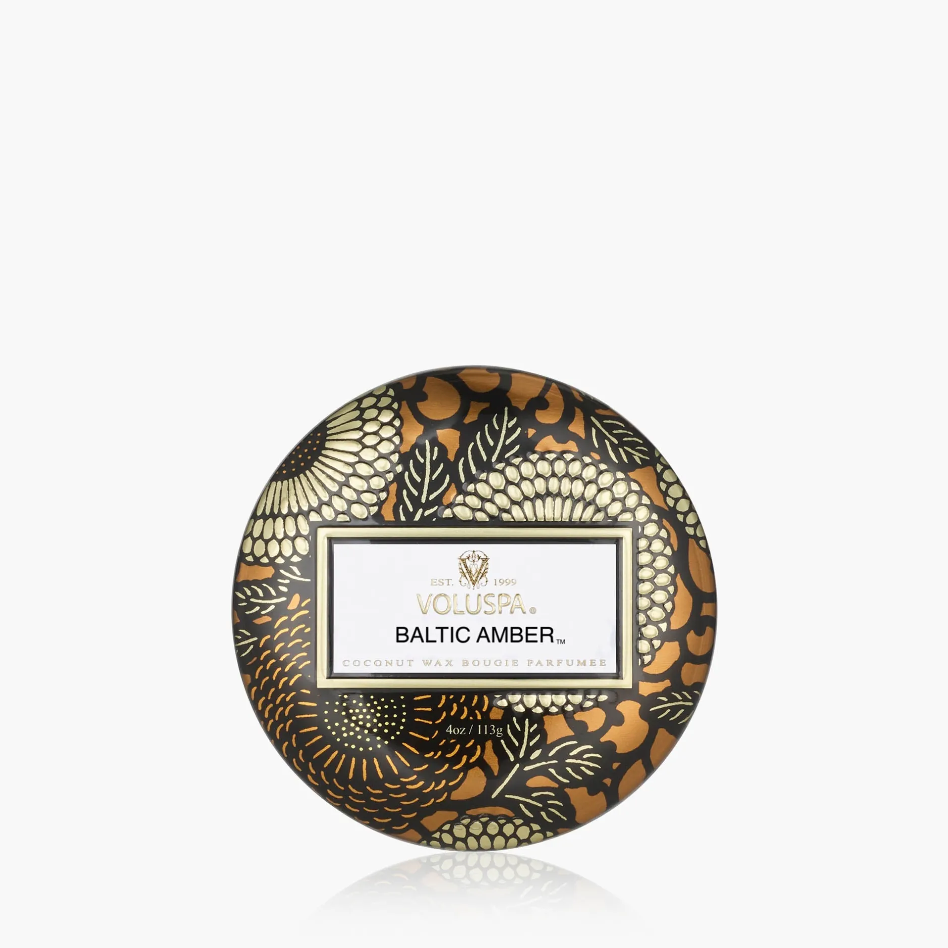Voluspa Mini Tin|Baltic Amber|Baltic Amber