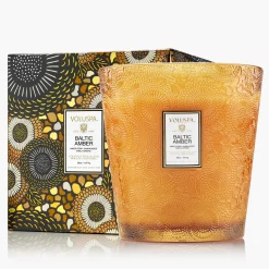 Voluspa Baltic Amber|3 Wick Hearths + Luxe|Baltic Amber
