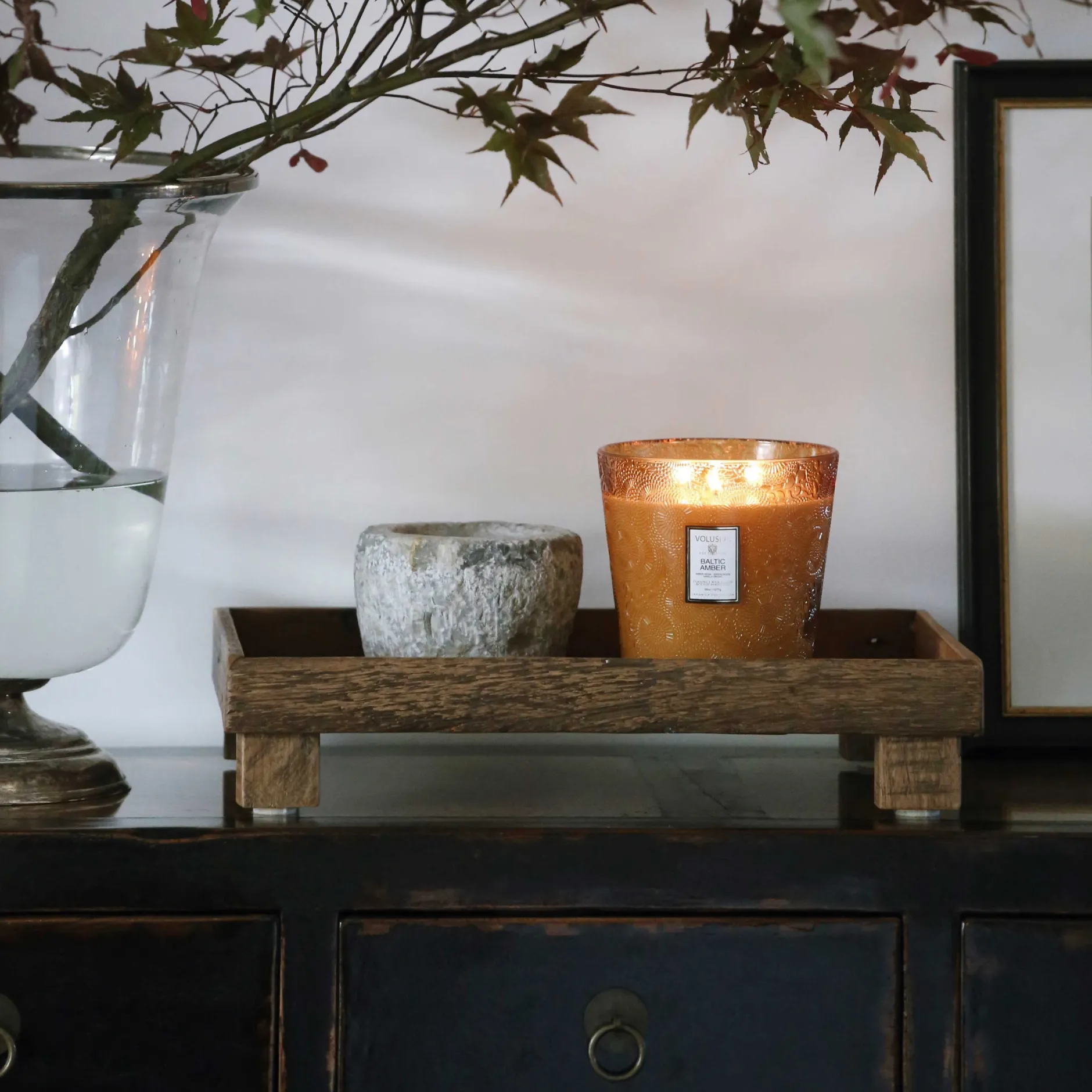 Voluspa Baltic Amber|3 Wick Hearths + Luxe|Baltic Amber