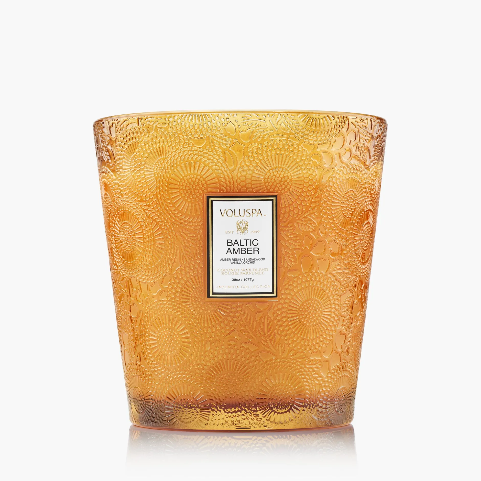 Voluspa Baltic Amber|3 Wick Hearths + Luxe|Baltic Amber