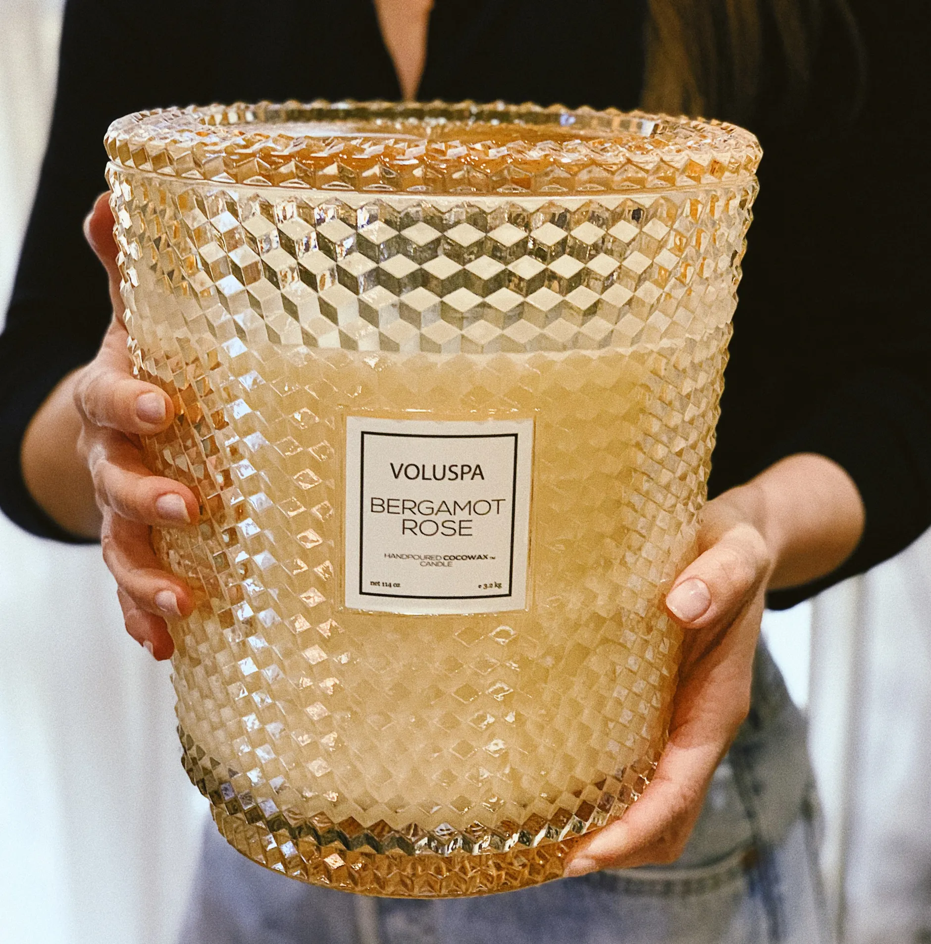 Voluspa 5 Wick Hearths|Bergamot Rose