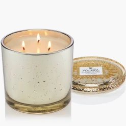 Voluspa 3 Wick Hearths + Luxe|Blond Tabac