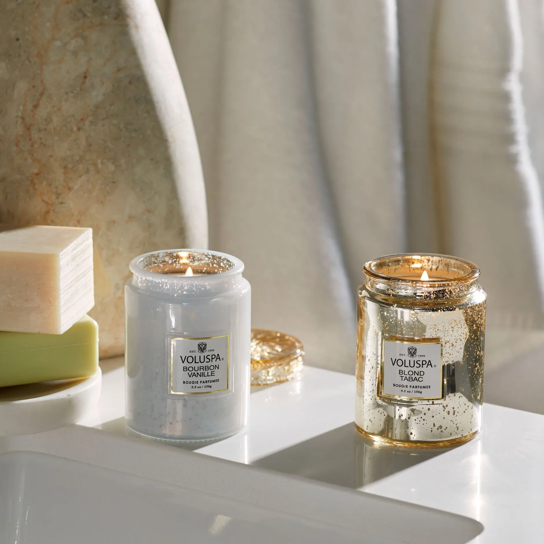 Voluspa Small Jars|Bourbon Vanille|Bourbon Vanille