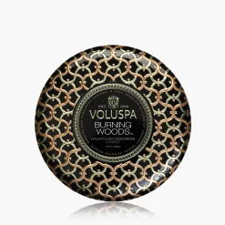 Voluspa 3 Wick Tin|Burning Woods