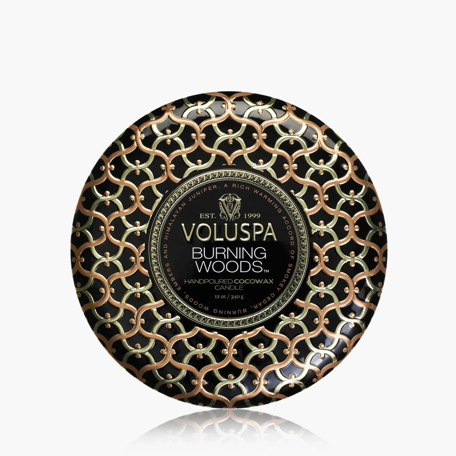 Voluspa 3 Wick Tin|Burning Woods