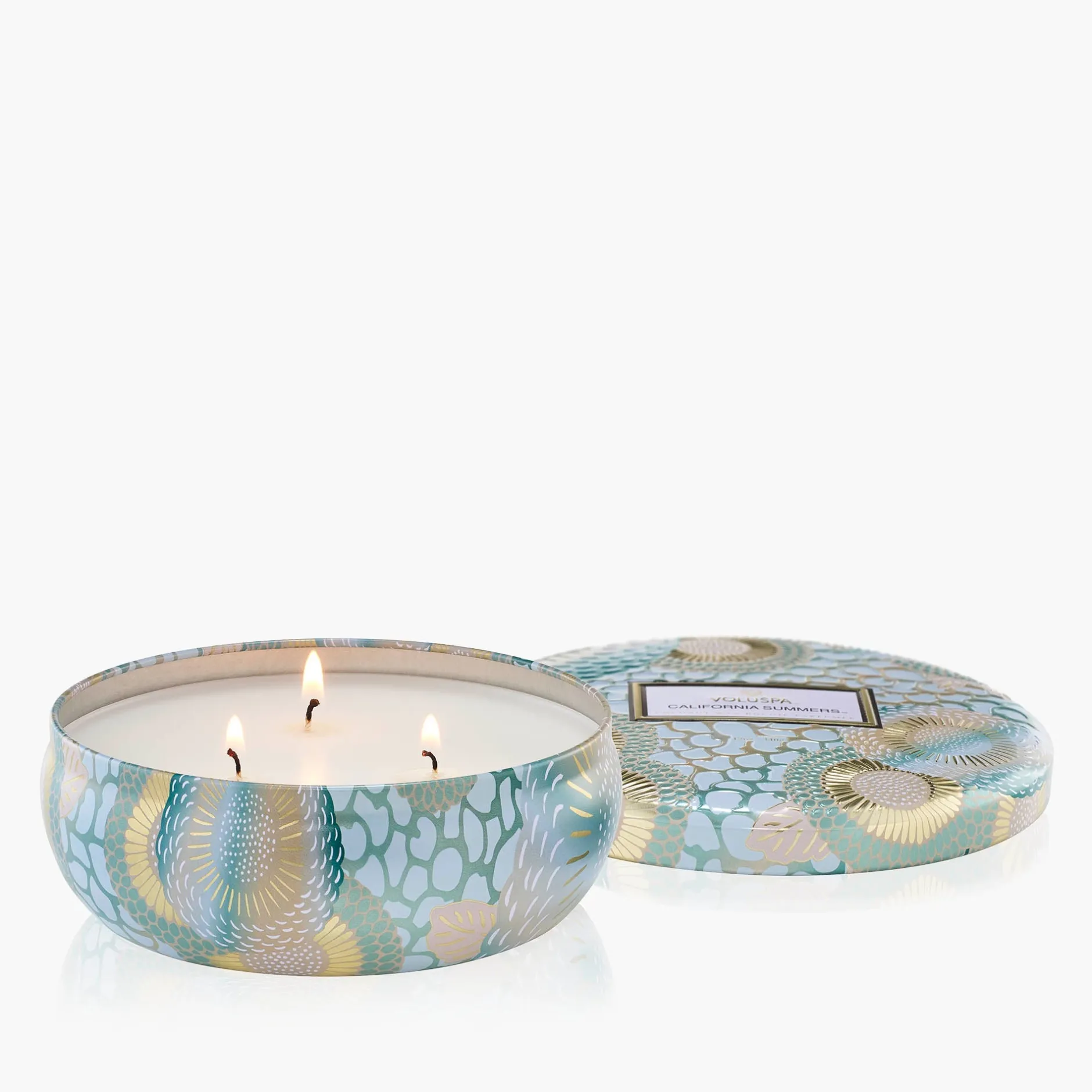 Voluspa California Summers|3 Wick Tin|California Summers