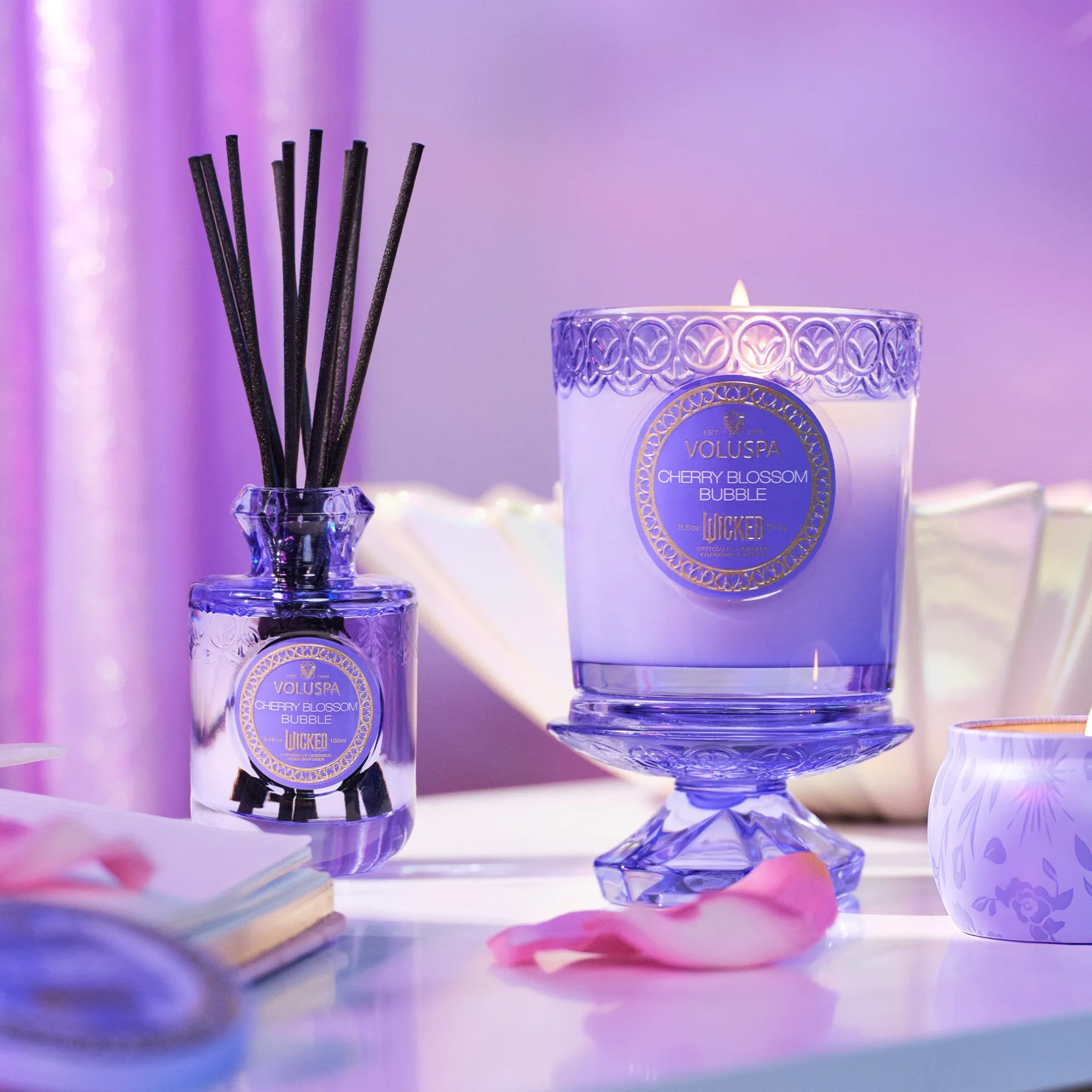 Voluspa Cherry Blossom Bubble|Reed Diffusers|Cherry Blossom Bubble