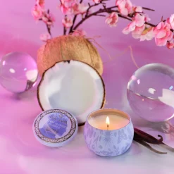 Voluspa Mini Tin|Cherry Blossom Bubble|Cherry Blossom Bubble