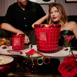 Voluspa 3 Wick Hearths + Luxe|Cherry Gloss