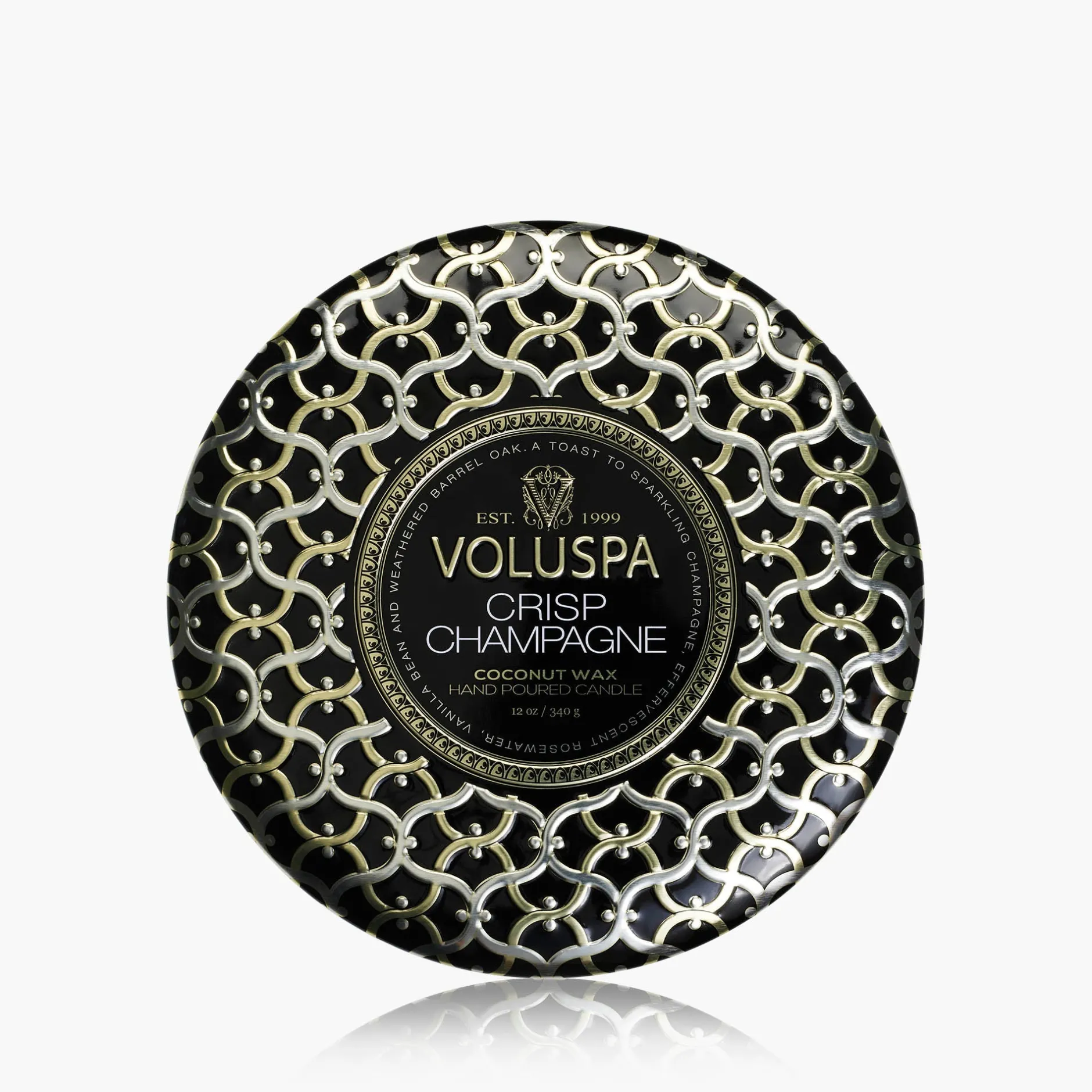 Voluspa 3 Wick Tin|Crisp Champagne