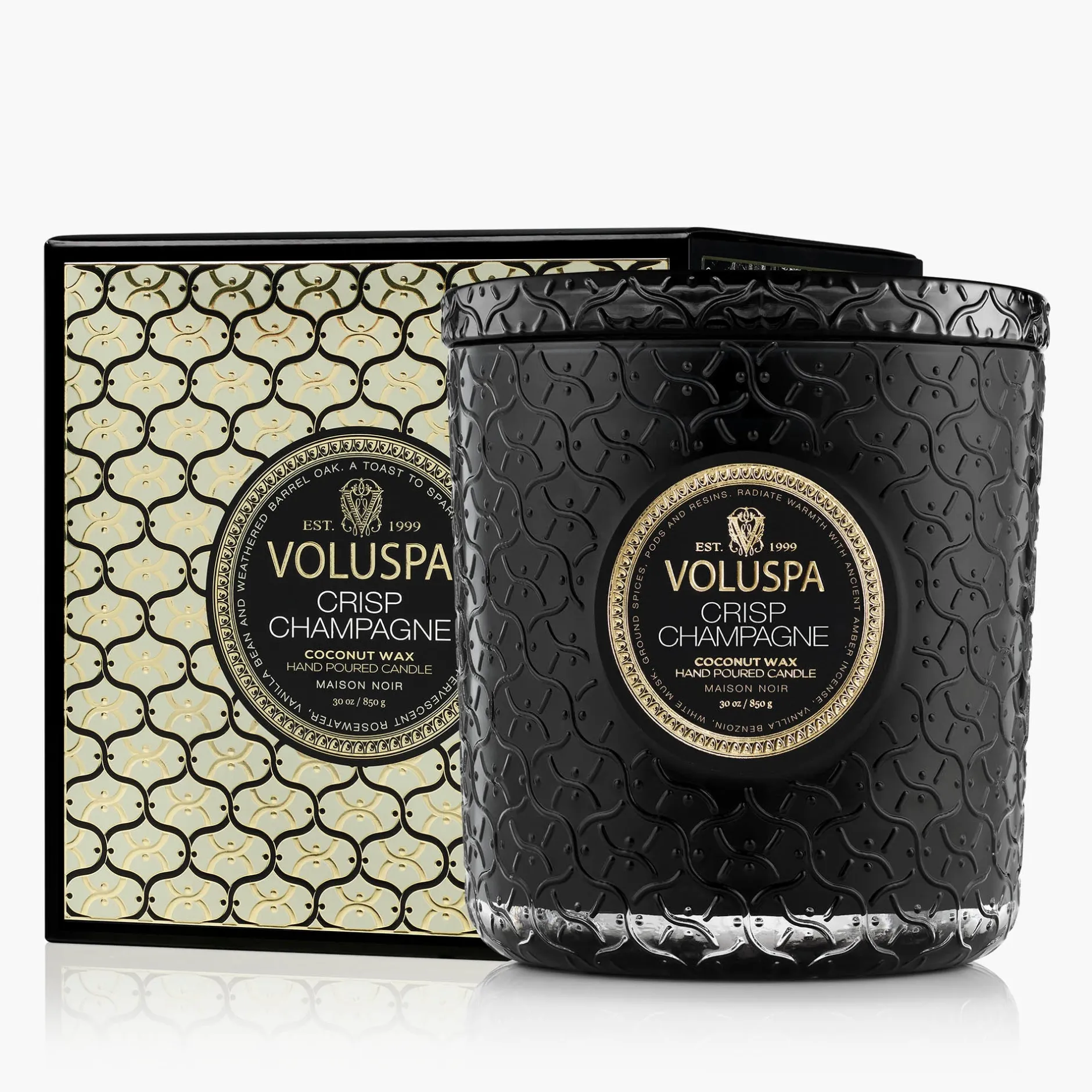 Voluspa 3 Wick Hearths + Luxe|Crisp Champagne