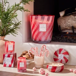 Voluspa 5 Wick Hearths|Crushed Candy Cane