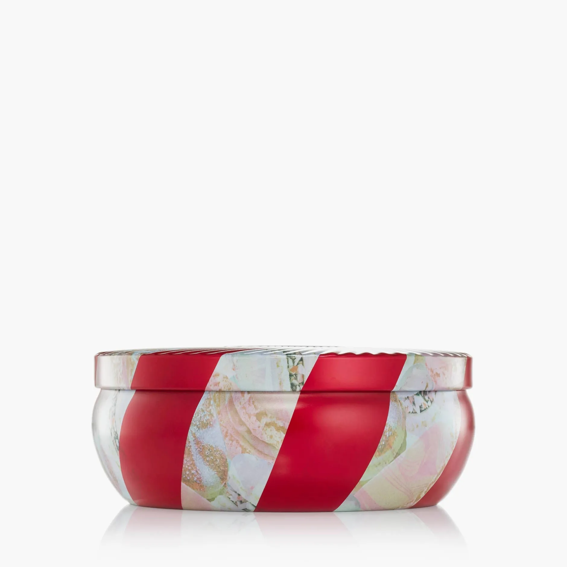 Voluspa 3 Wick Tin|Crushed Candy Cane