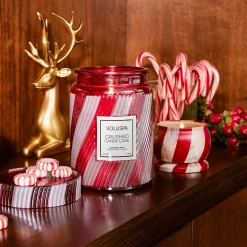 Voluspa Mini Tin|Crushed Candy Cane