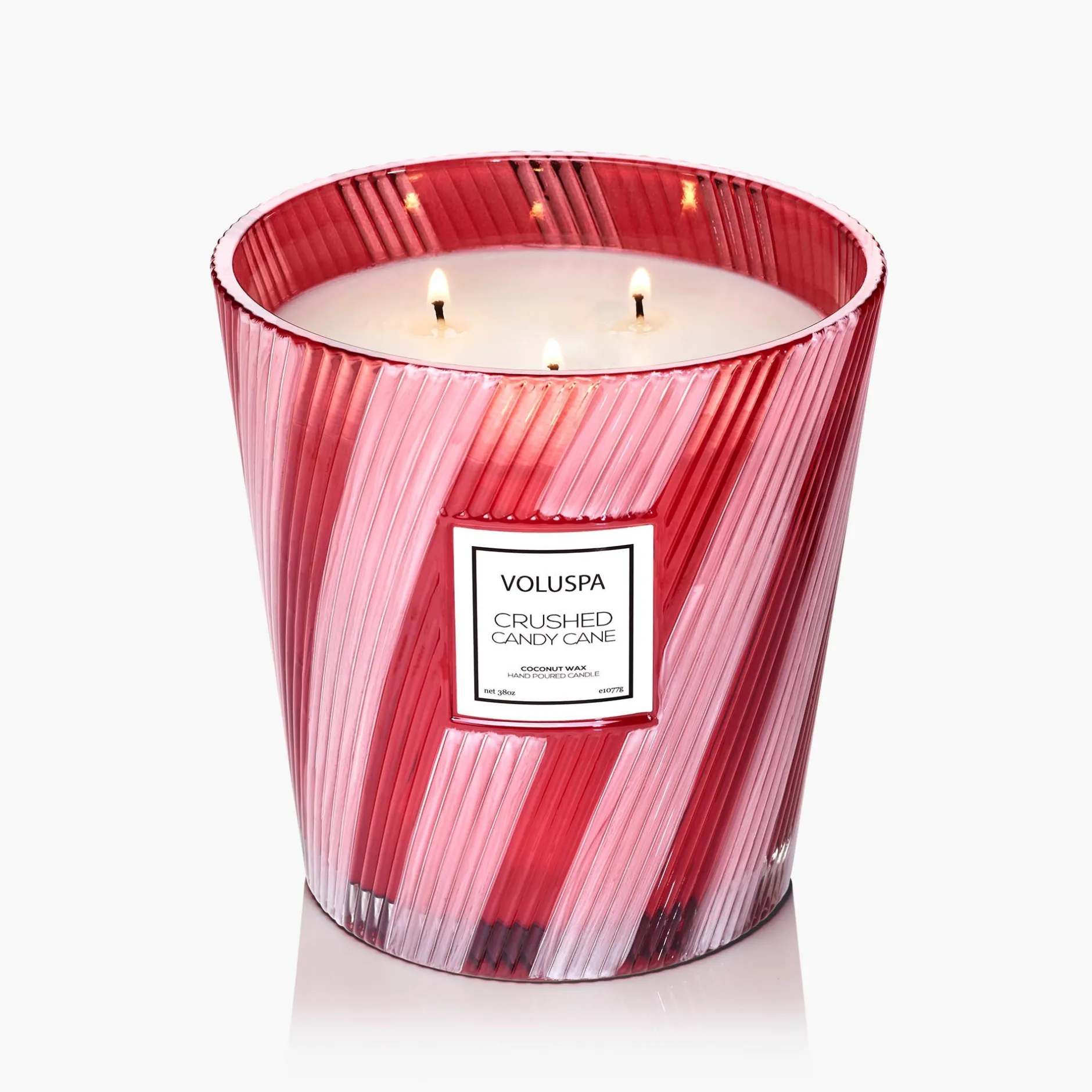 Voluspa 3 Wick Hearths + Luxe|Crushed Candy Cane