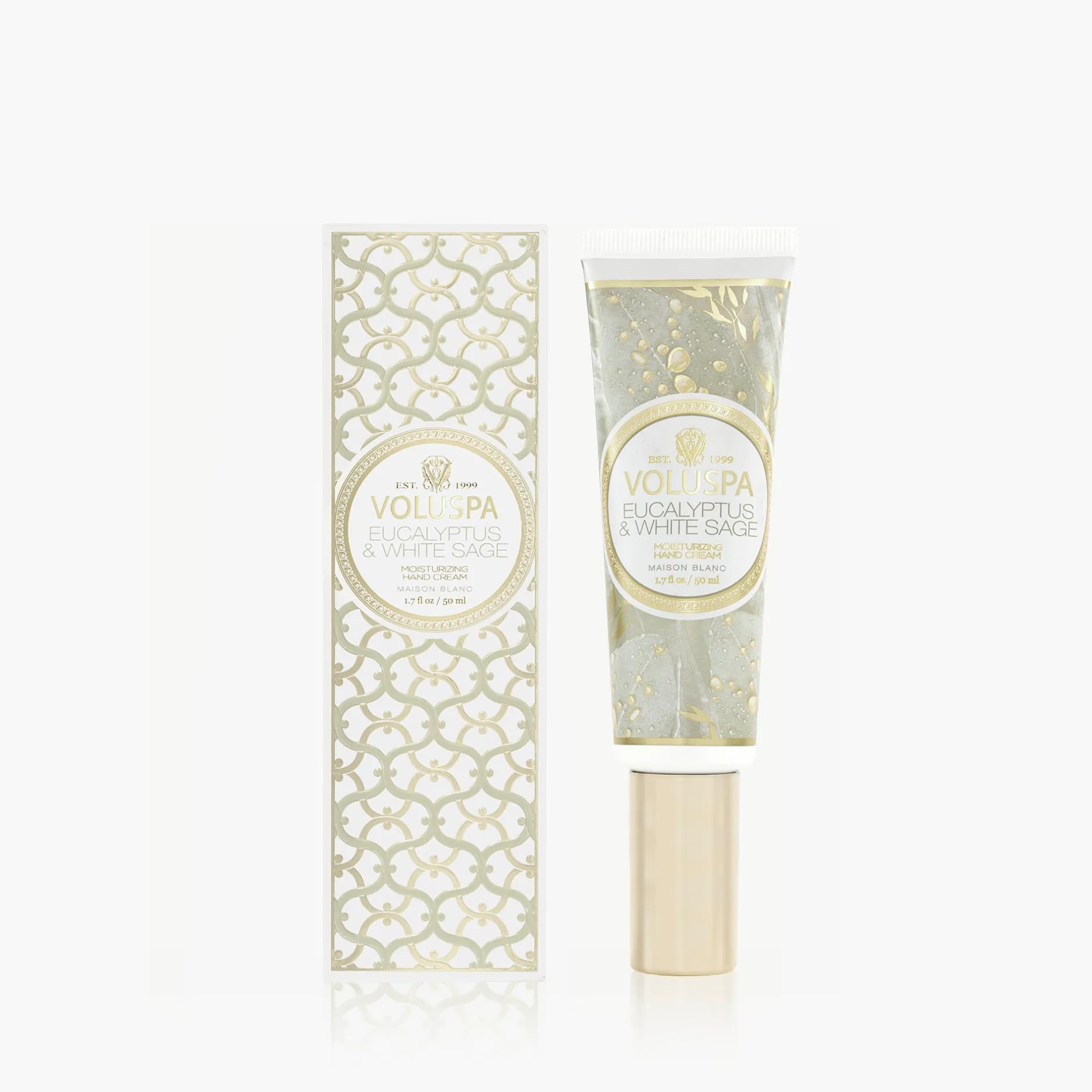 Voluspa Eucalyptus & White Sage|Travel Hand Cream|Eucalyptus & White Sage