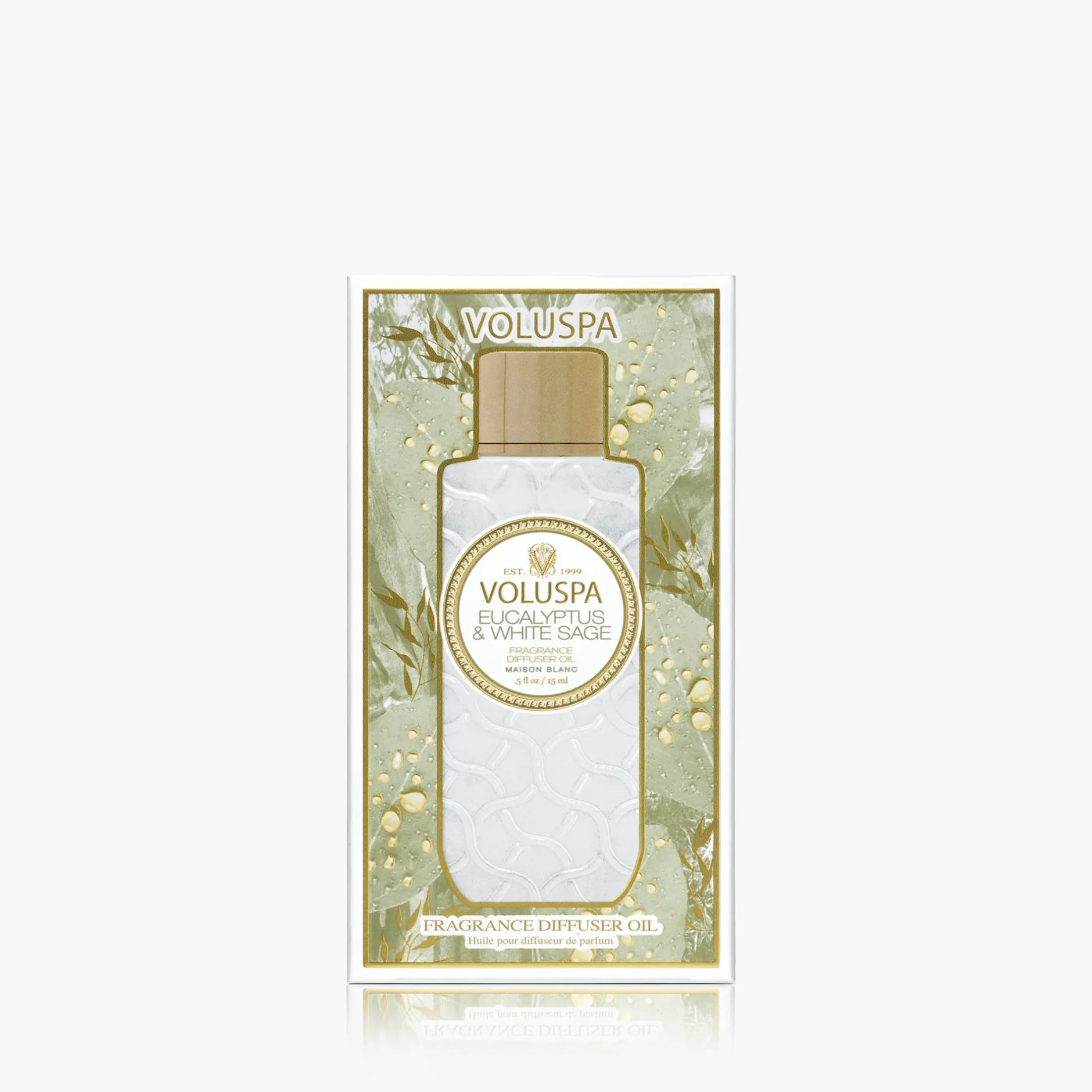 Voluspa Eucalyptus & White Sage|Ultrasonic Diffuser Oils|Eucalyptus & White Sage