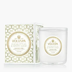Voluspa Eucalyptus & White Sage|Classic Candles|Eucalyptus & White Sage