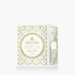 Voluspa Eucalyptus & White Sage|Classic Candles|Eucalyptus & White Sage