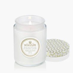 Voluspa Large Jars|Eucalyptus & White Sage|Eucalyptus & White Sage