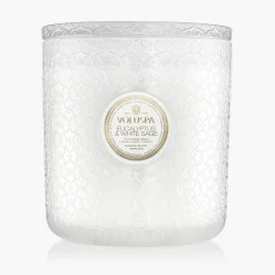 Voluspa 5 Wick Hearths|Eucalyptus & White Sage|Eucalyptus & White Sage
