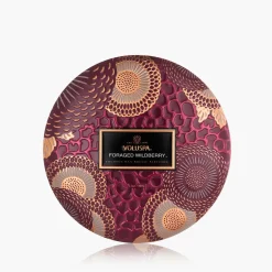Voluspa Foraged Wildberry|3 Wick Tin|Foraged Wildberry
