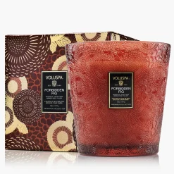 Voluspa Forbidden Fig|3 Wick Hearths + Luxe|Forbidden Fig