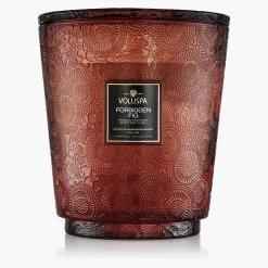 Voluspa Forbidden Fig|5 Wick Hearths|Forbidden Fig