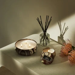 Voluspa Forbidden Fig|3 Wick Tin|Forbidden Fig