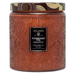Voluspa Forbidden Fig|3 Wick Hearths + Luxe|Forbidden Fig