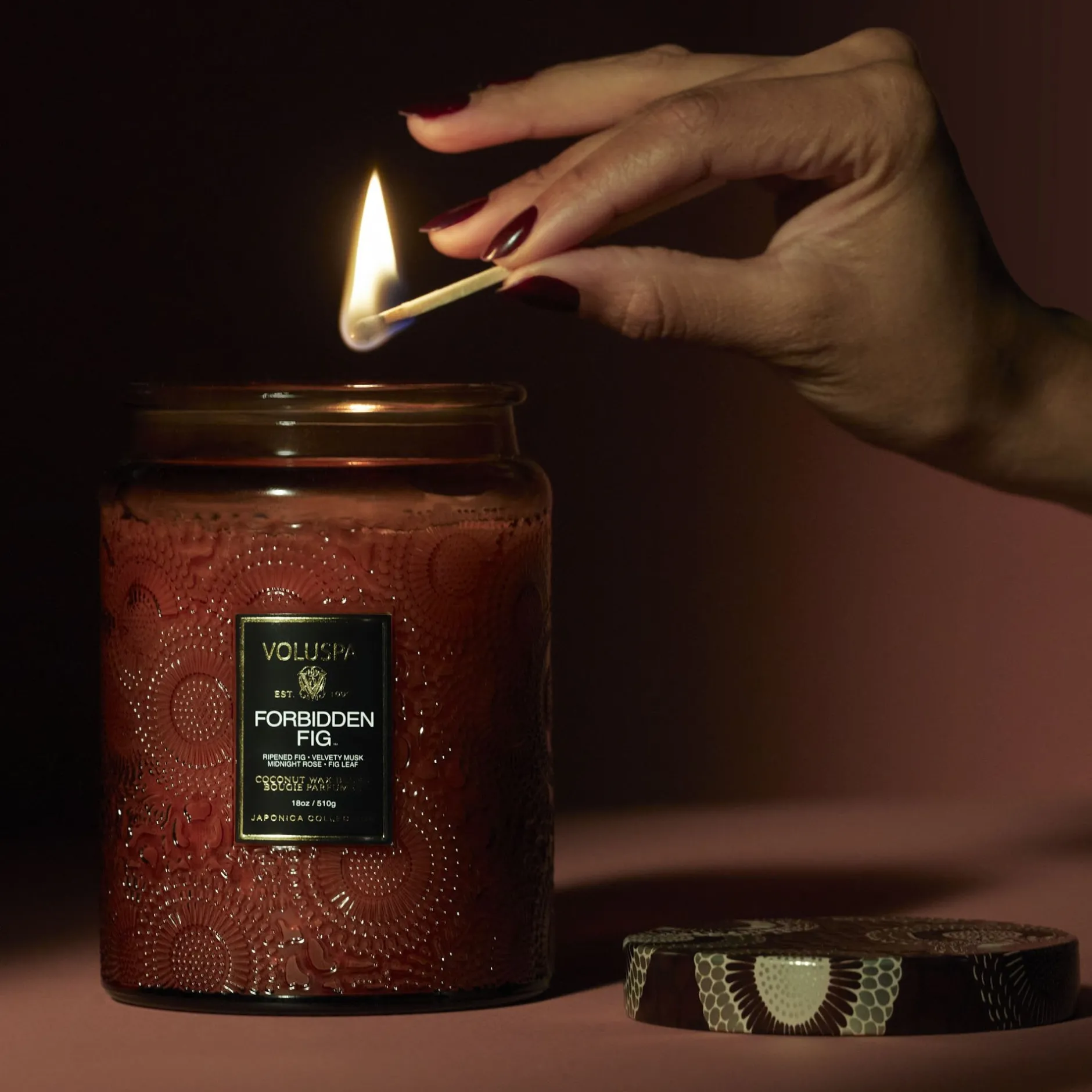 Voluspa Forbidden Fig|Large Jars|Forbidden Fig