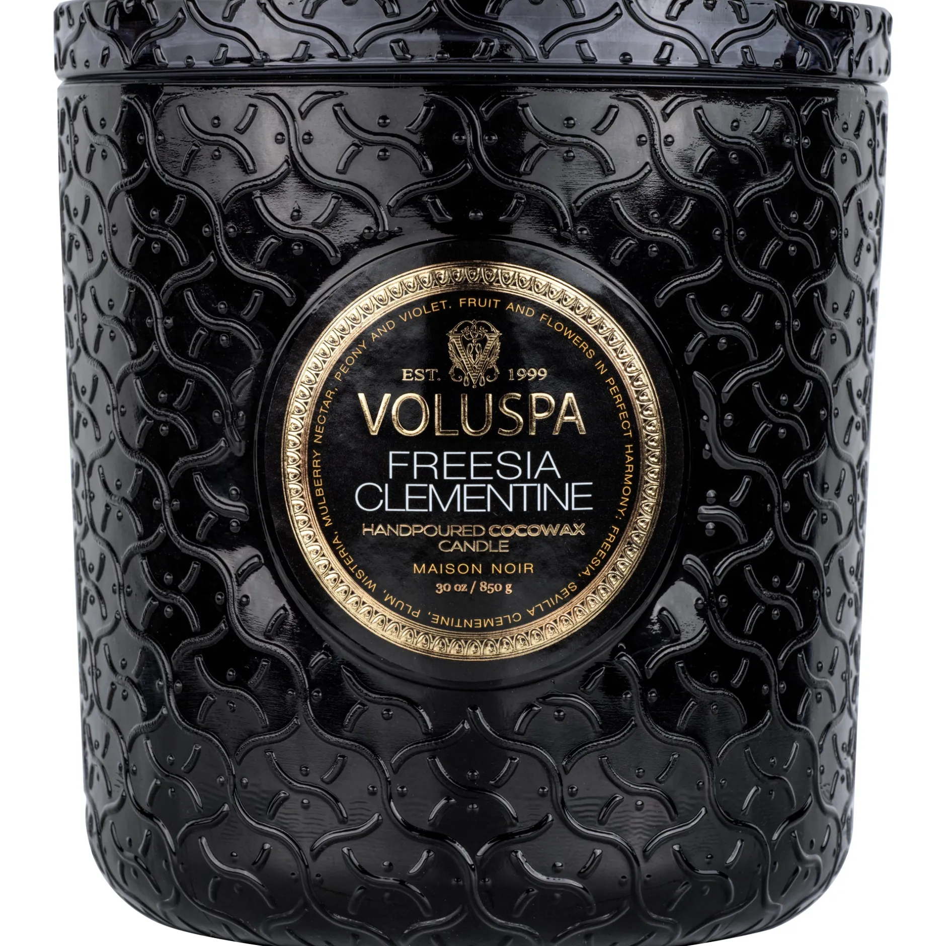 Voluspa 3 Wick Hearths + Luxe|Freesia Clementine