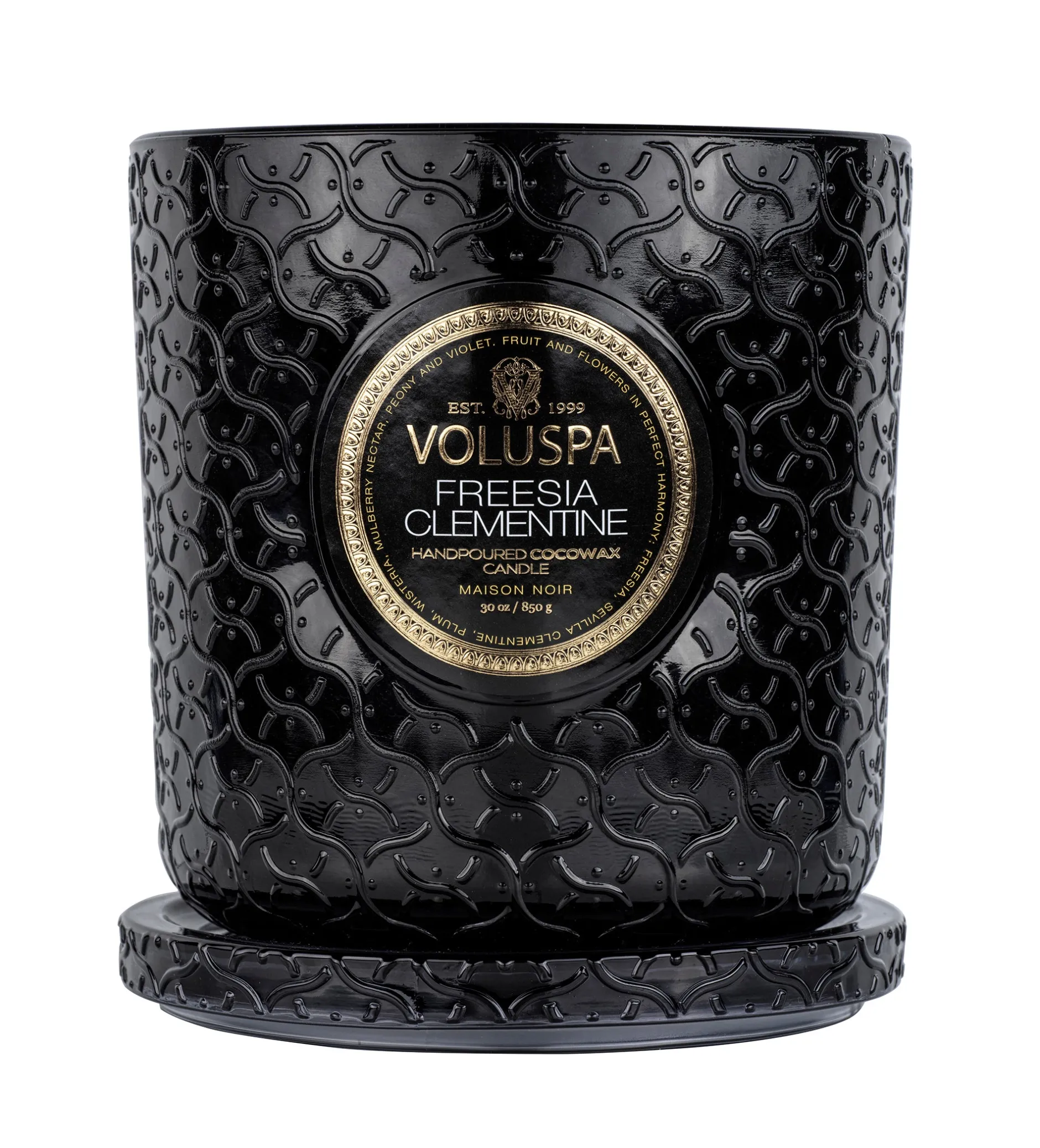 Voluspa 3 Wick Hearths + Luxe|Freesia Clementine
