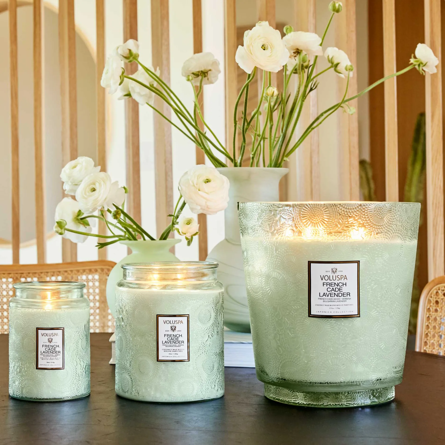 Voluspa 5 Wick Hearths|French Cade Lavender|French Cade Lavender