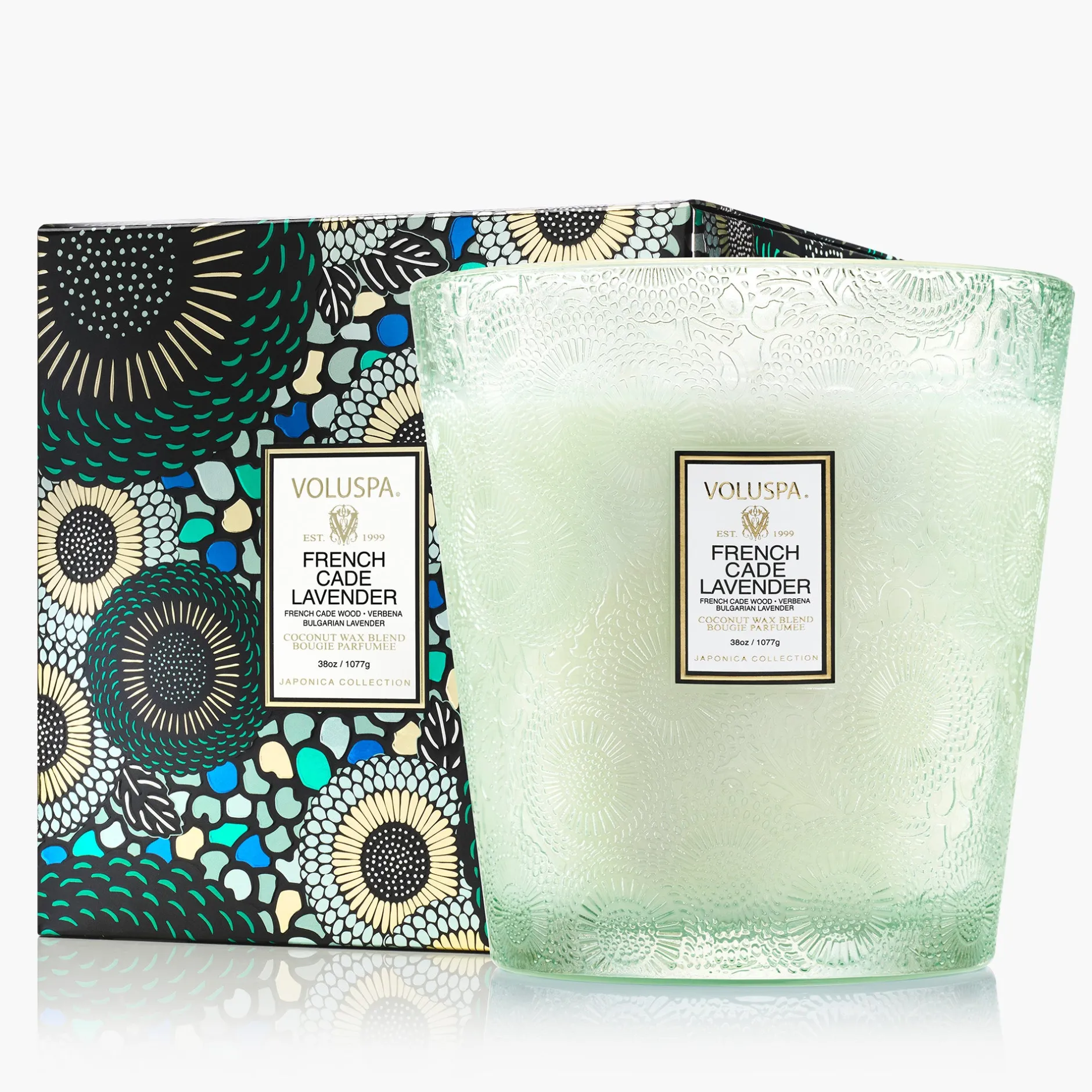 Voluspa 3 Wick Hearths + Luxe|French Cade Lavender|French Cade Lavender