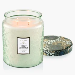 Voluspa 3 Wick Hearths + Luxe|French Cade Lavender|French Cade Lavender