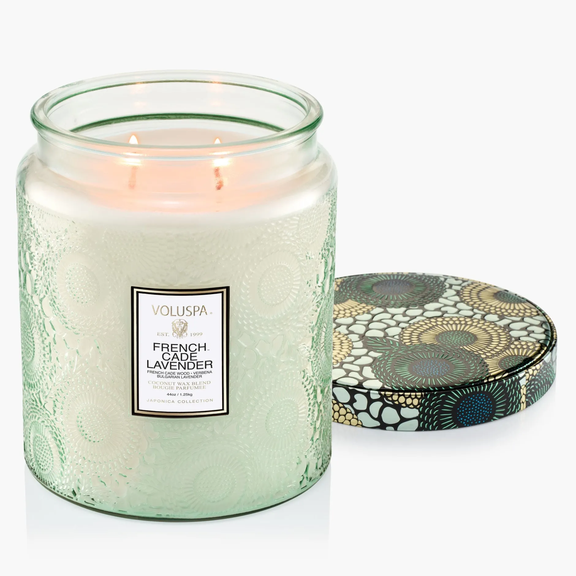 Voluspa 3 Wick Hearths + Luxe|French Cade Lavender|French Cade Lavender