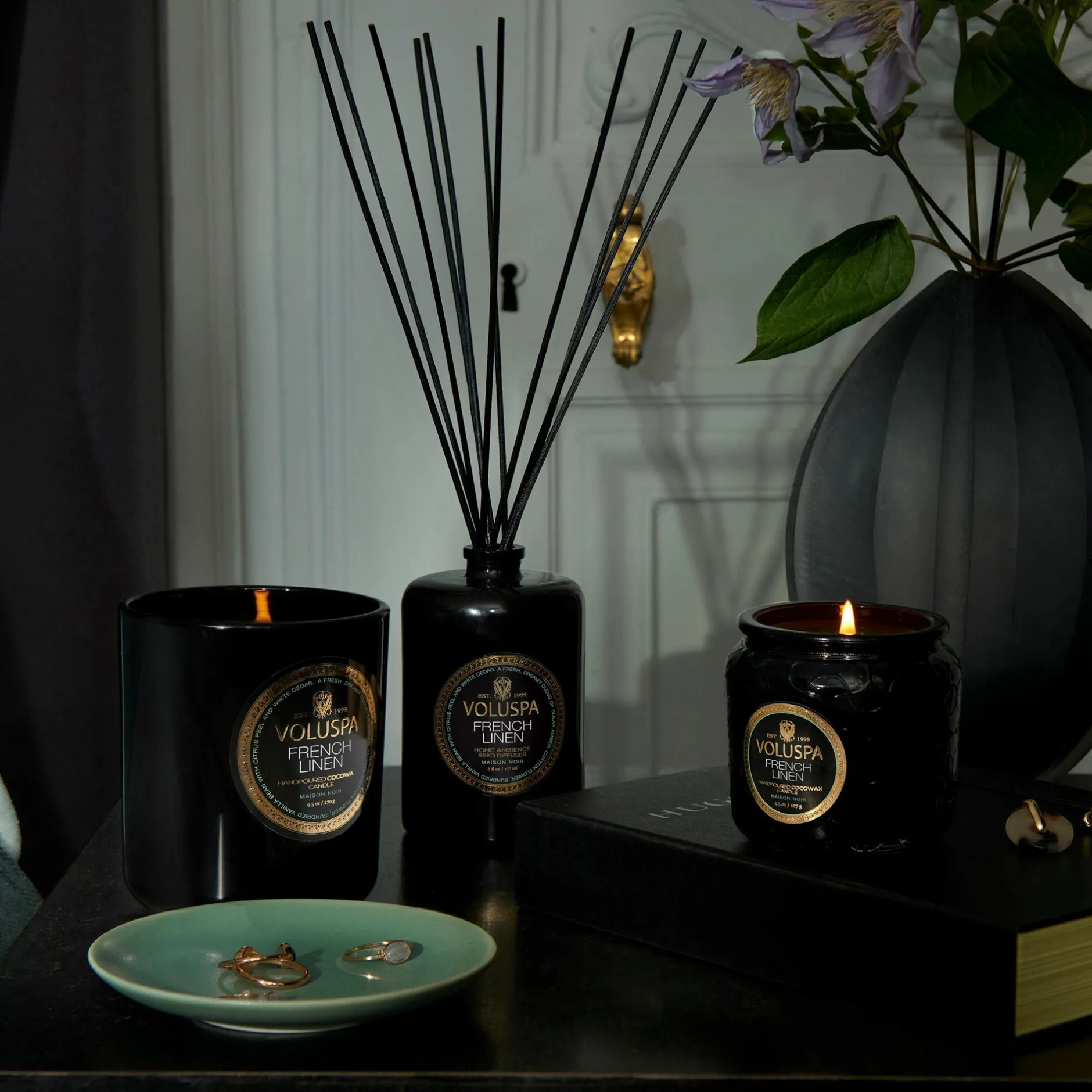 Voluspa French Linen|Small Jars|French Linen