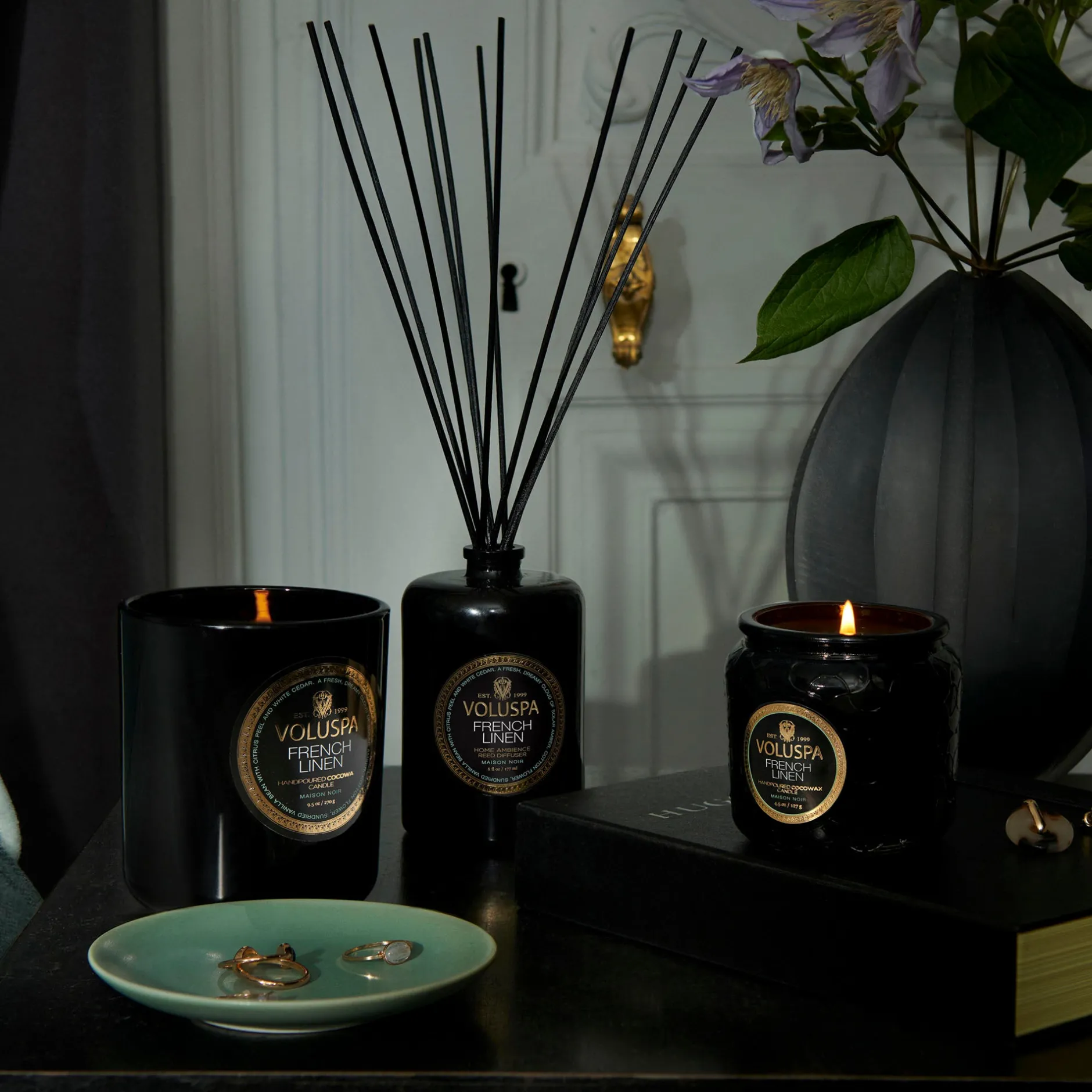 Voluspa French Linen|Small Jars|French Linen