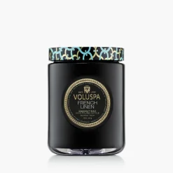 Voluspa Large Jars|French Linen|French Linen
