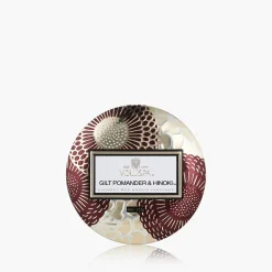 Voluspa Mini Tin|Gilt Pomander Hinoki|Gilt Pomander & Hinoki