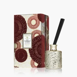 Voluspa Gilt Pomander Hinoki|Reed Diffusers|Gilt Pomander & Hinoki