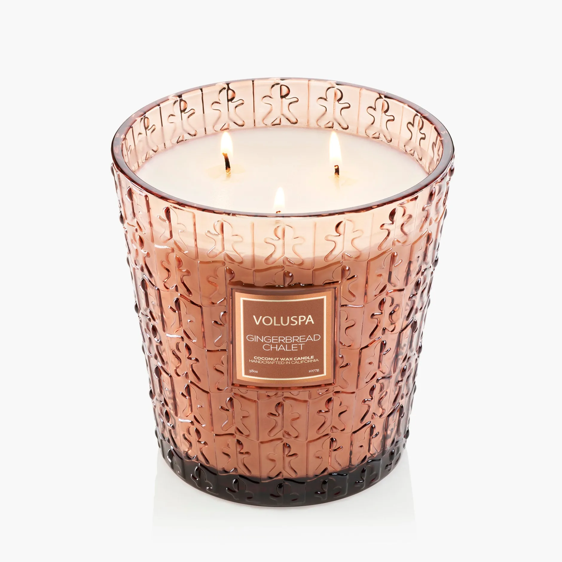 Voluspa 3 Wick Hearths + Luxe|Gingerbread Chalet