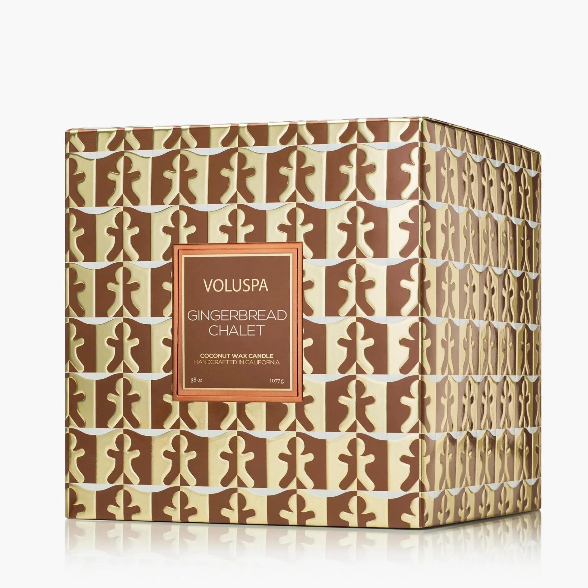 Voluspa 3 Wick Hearths + Luxe|Gingerbread Chalet