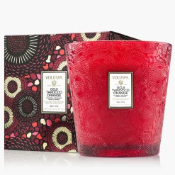 Voluspa Goji Tarocco Orange|3 Wick Hearths + Luxe|Goji Tarocco Orange